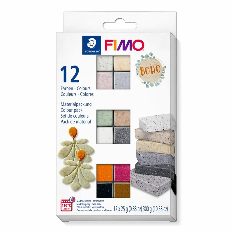 Zertifiziert Staedtler Set Mod.masse Fimo ef. boho MP