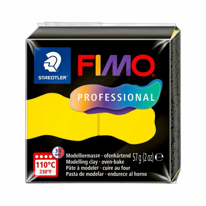 Staedtler Mod.masse Fimo prof 57g gelb (VE=6stk) Preisreduziert