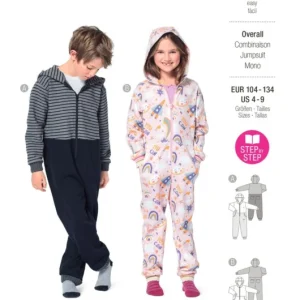 Zertifiziert Burda Schnittmuster 9275 Kinder Overall