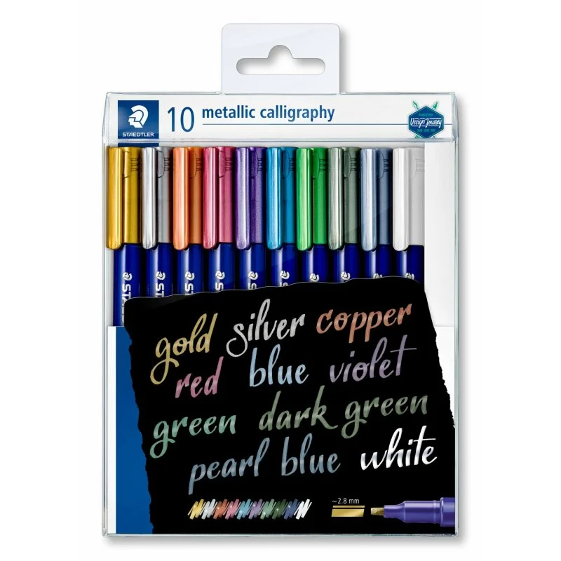 Staedtler Marker metal.calligraphy 10 ST Etui Top-Angebot