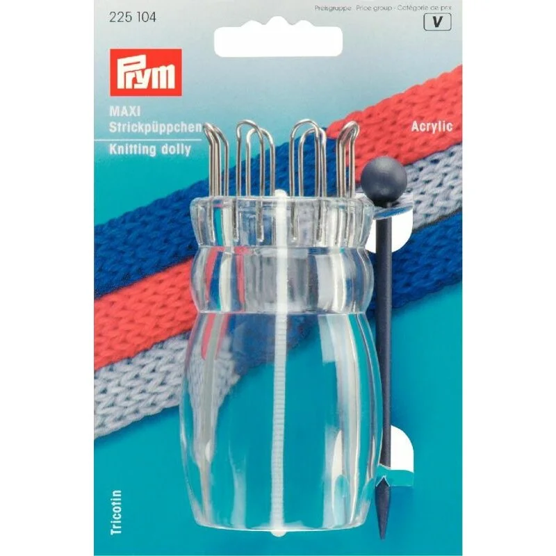 Zertifiziert Prym Strickpüppchen Maxi mit Nadel