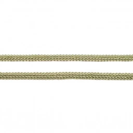 Zertifiziert Posamentenband Zierband Galonband altgrün Breite: 1cm