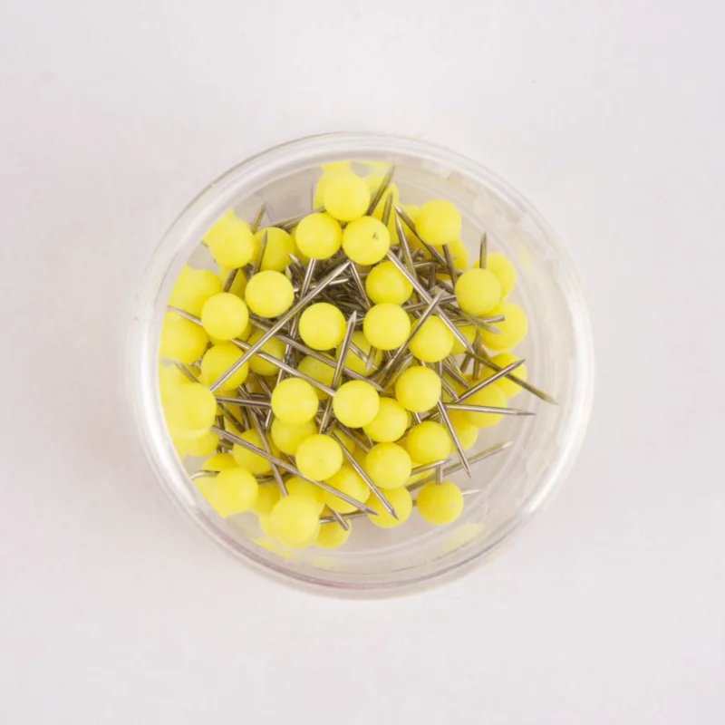Zertifiziert Rico Design Stecknadeln neon gelb 16mm 100 Stück
