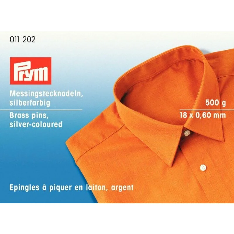 Zertifiziert Prym Stecknadeln Messing (99) 0,60 x 18 mm (500 g)