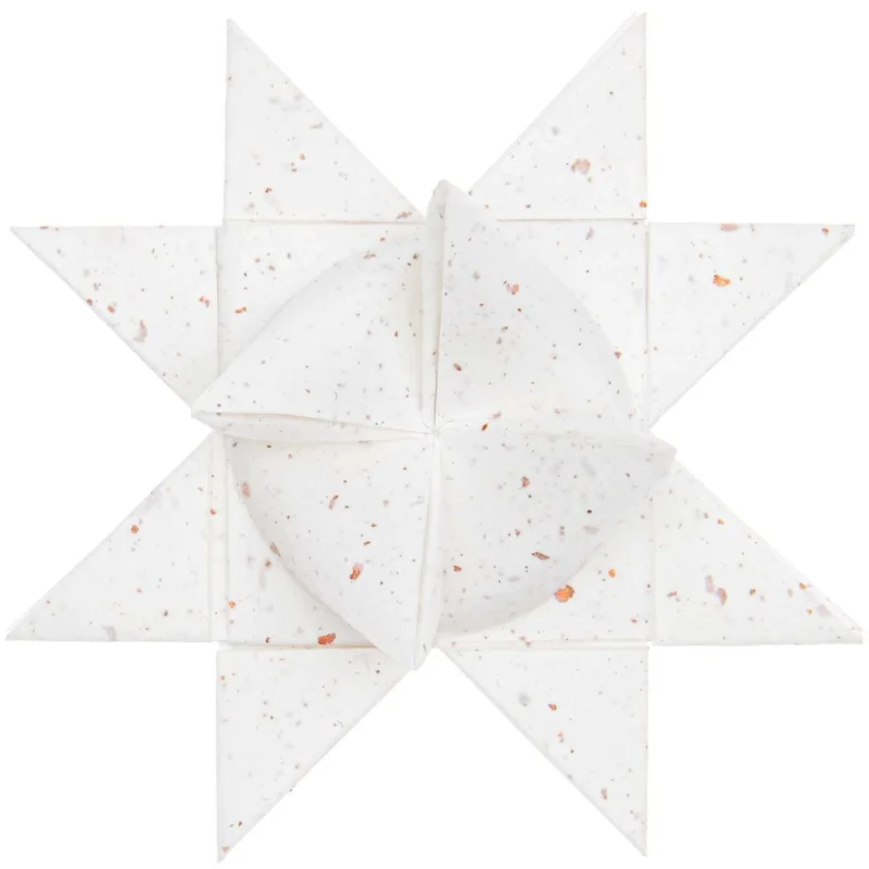 Zertifiziert Rico Design Papierstreifen Fröbelsterne Recyclingpapier weiß 60 Papierstreifen