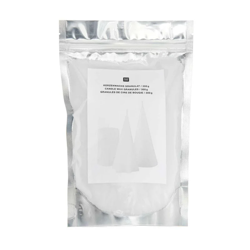 Zertifiziert Rico Design Kerzen Wachs Granulat weiß 300g