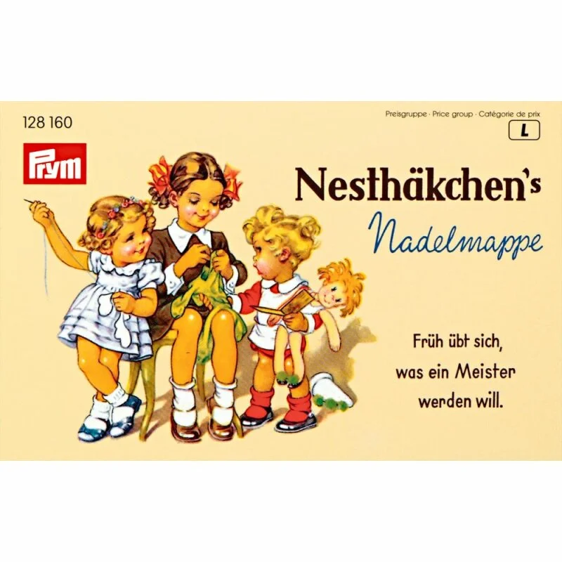 Zertifiziert Prym Assortiment d'aiguilles Nesthäkchen à coudre et à repriser + enfileur (29 aig.)