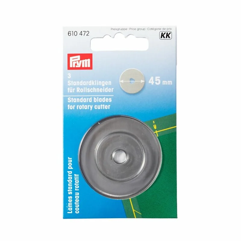 Prym Ersatzklingen Rollschneider Maxi 45 mm (3 Stück) Sichere Zahlung