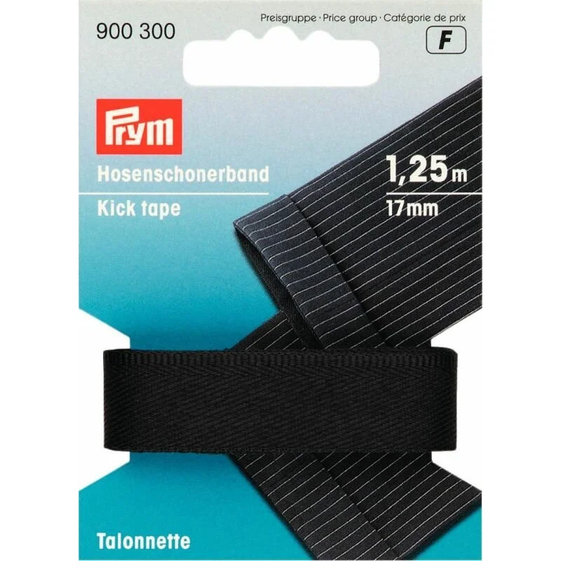 Geprüft Prym Kick tape black (1,25 m)
