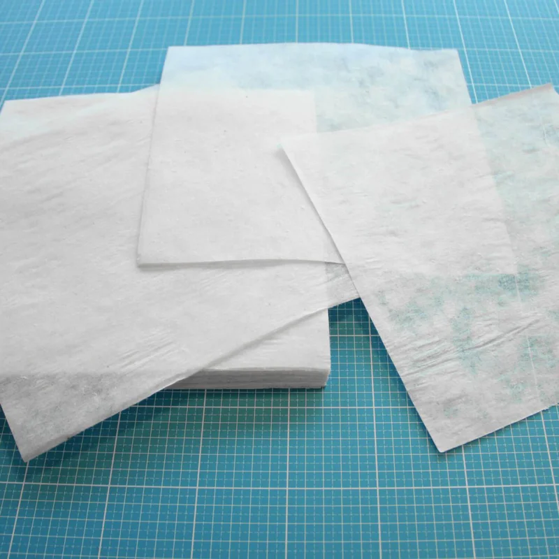 Stickvlies - abreißbar - 25 x 25cm Zuschnitte Neu Im Sortiment