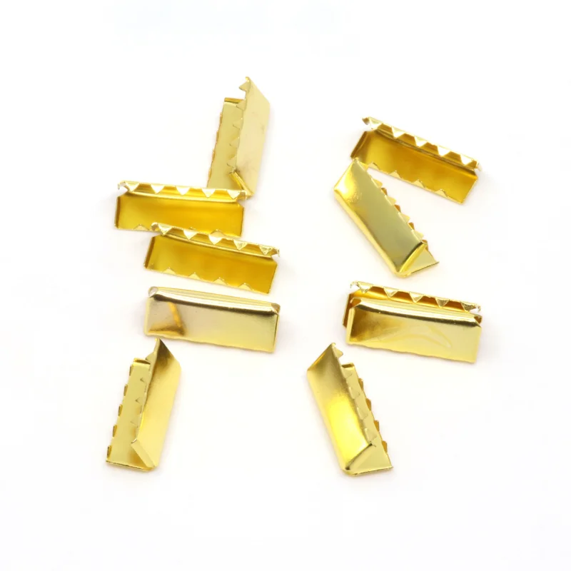 Gurtbandenden Gold 25mm - 10 Stück Neu Im Sortiment