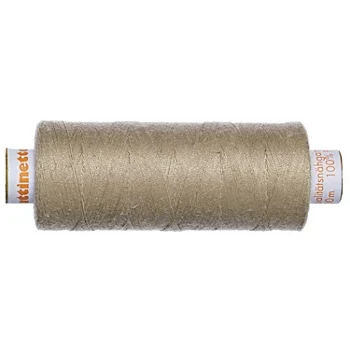 Preisreduziert buttinette Universal-Nähgarn, Stärke: 100, 500m-Spule, beige