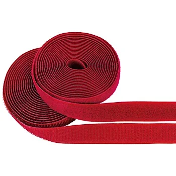 buttinette Klettverschlussband, zum Annähen, rot, Breite: 2 cm, Inhalt: je 3 m Begrenztes Angebot