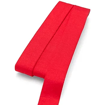 buttinette Jersey-Einfassband, rot, Breite: 2 cm, Länge: 3 m Expressversand