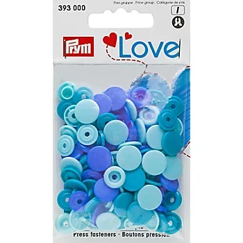 Zertifiziert Prym Druckknöpfe 'Color Snaps', blau color, 12,4 mm Ø, 30 Stück