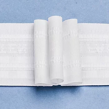 Zertifiziert buttinette 3er-Faltenband, Breite: 5,0 cm, Länge: 10 m, Stoffverbrauch: 2,5:1