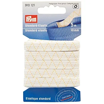 Zertifiziert Prym Gold-Zack Gummiband 'Standard-Elastic', Breite: 10 mm, Länge: 5 m