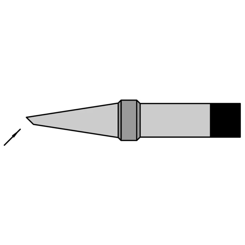 10x Weller Lötspitze Serie PT, Rundform, PT CC9/Ø 3,2 mm, 480 °C, abgeschrägt Nur Für Kurze Zeit