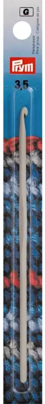 Wollhäkelnadeln ohne Griff, 14 cm, perlgrau von Prym 5,00 mm Schnäppchen