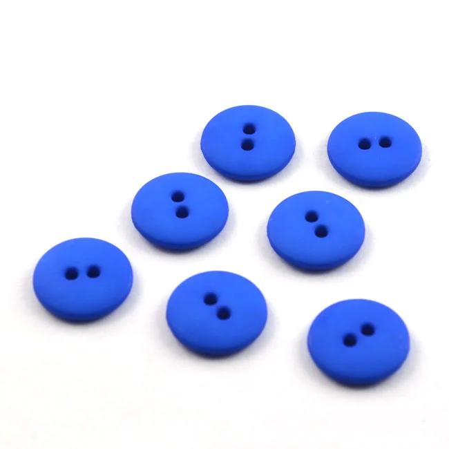 Geprüft Modeknopf schlicht / matt 15 mm royal von Dill