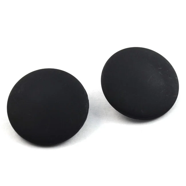 Modeknopf schlicht / matt 34 mm schwarz von Dill Sonderaktion