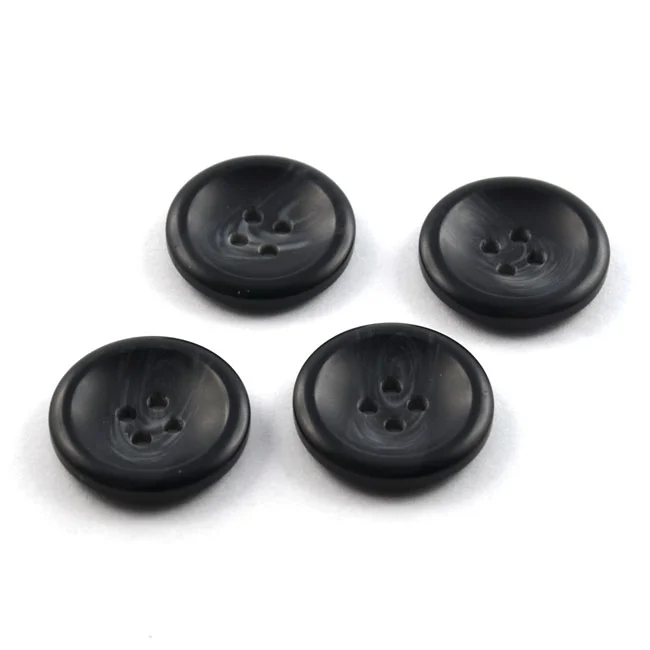 Zertifiziert Modeknopf mit schönem Farbverlauf 23 mm schwarz von Dill