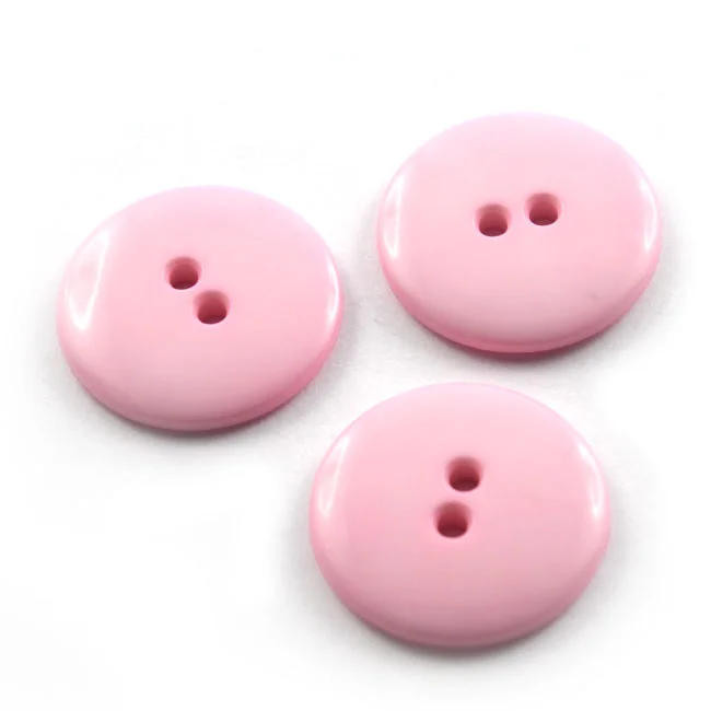 Angebot Modeknopf schlicht / glänzend 23 mm rosa von Dill