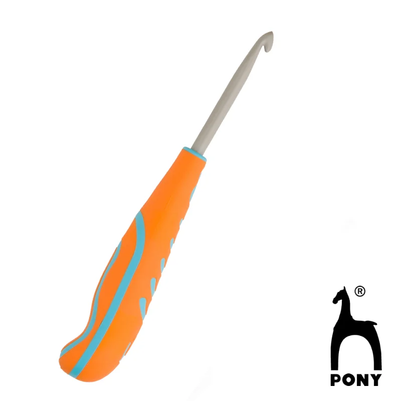 Wollhäkelnadel ergonomic von pony 13 cm 6,00 mm Knallerangebot