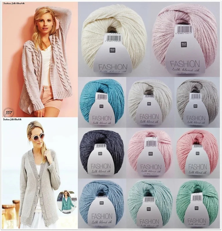 Zertifiziert Rico Design Fashion Silk Blend dk, 50g Sommergarn