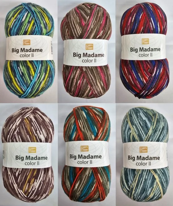 Happy Hobby Big Madame Color lI, 300g-Großknäuel Top-Angebot