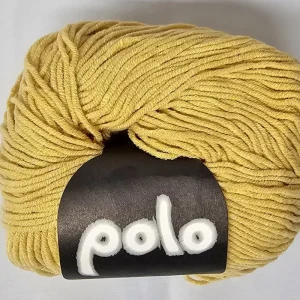 Zitron Polo, 50g Baumwoll-Polyacryl-Garn Fb. 28 ockergelb Beliebt