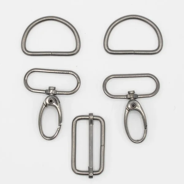 Kostenfreie Lieferung Hardware Taschenset - 30 mm - gunmetal (schwarz nickel)