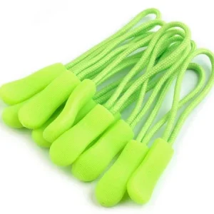 Zipper - Schlaufe/RV-Anhänger - neongrün (5 Stück) Günstig