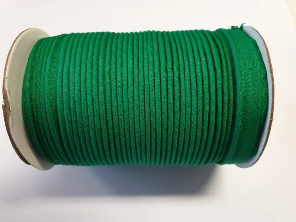 Geprüft Paspelband - 100% Baumwolle - grasgrün