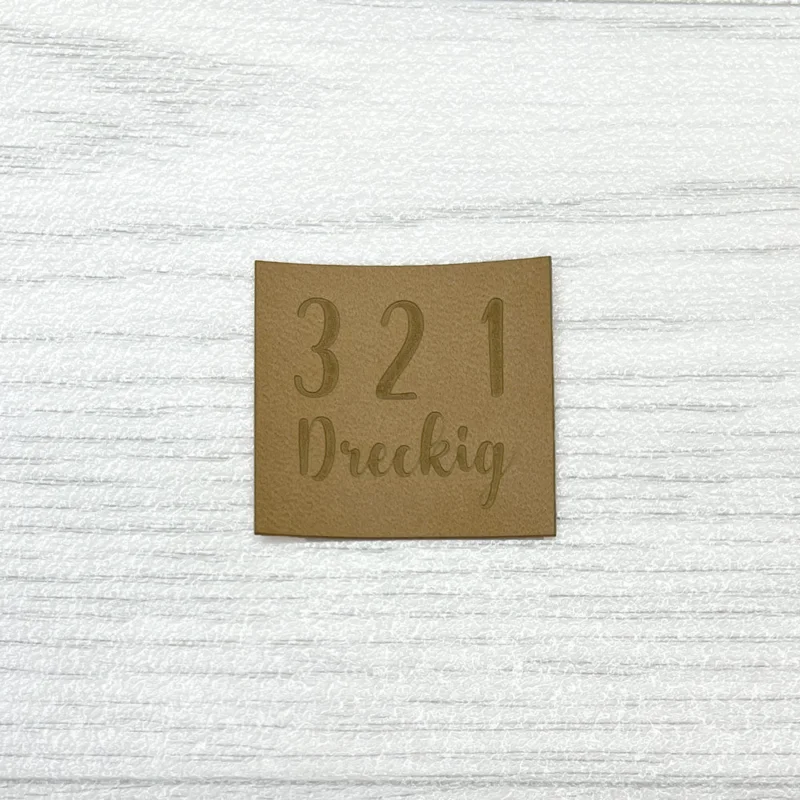 Kunstleder Label 3,2,1 Dreckig Aktuell