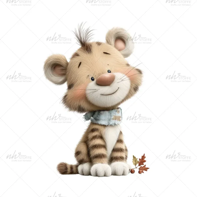Mega-Angebot Bügelbild Theo Tiger Medium
