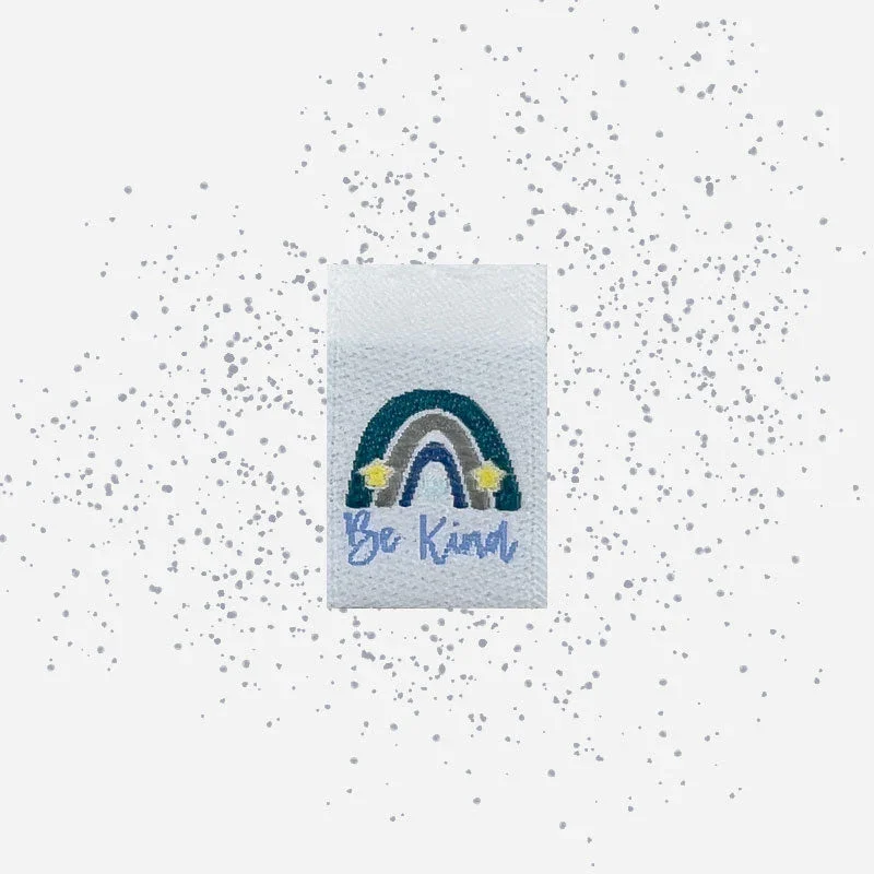 Meistverkauft Weblabels Be Kind Blue 4er Set