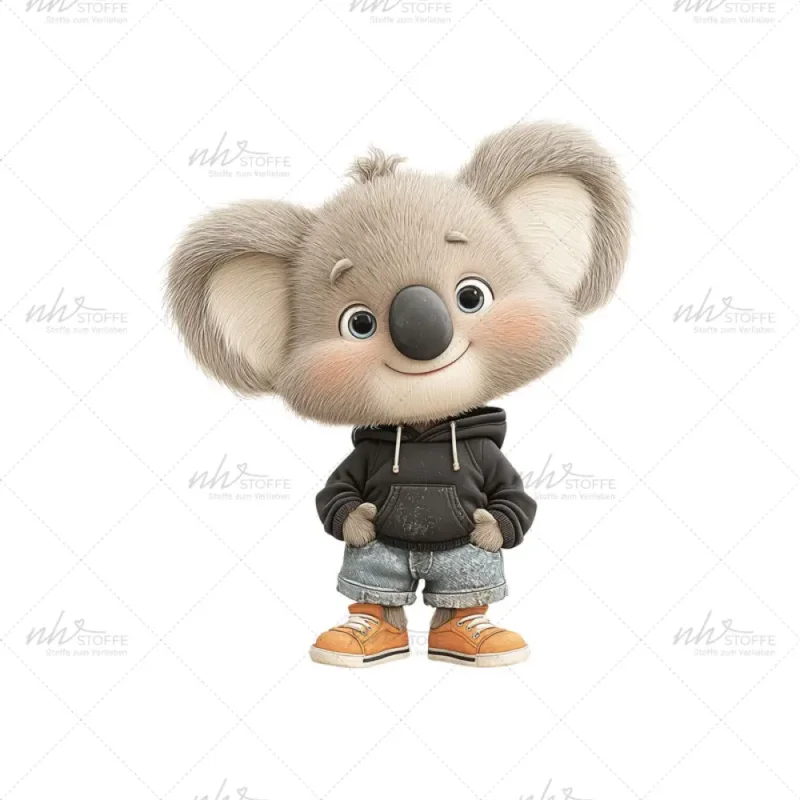 Zertifiziert Bügelbild Cool Naoki Medium