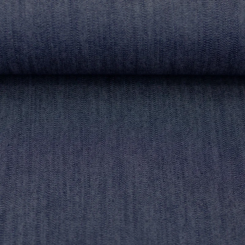 Geprüft Jeansstoff Dallas Jeansblau meliert 1744