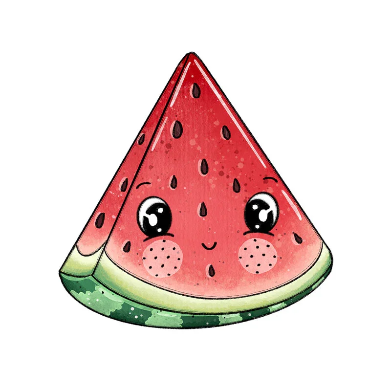 Zertifiziert Bügelbild Melon Mania Medium